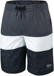 TSLA Men's 11 Inches Swim Trunks, Quick Dry Beach Board Shorts, Bathing Suits with Inner Mesh Lining and Pockets